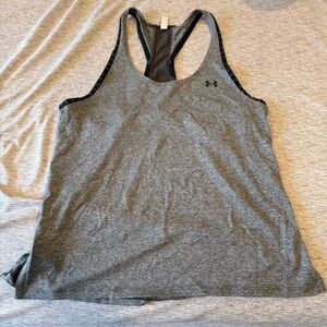 Under Armour Gray Racerback Tank Top